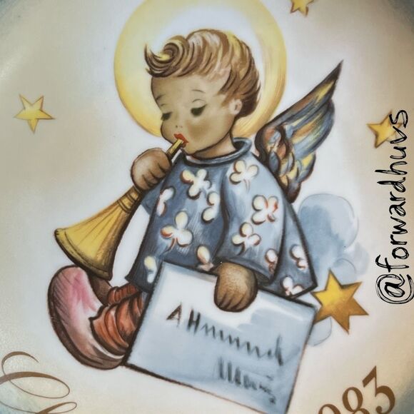 1983 Berta Hummel Collector Plate – “Angelic Messenger” - No Box - Picture 3 of 7